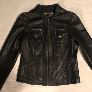 Michael Kors Moto Leather Jacket